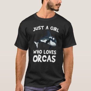T-shirt Orca Girl Love Baleine à épée