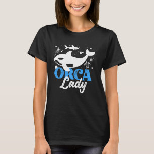 T-shirt Orca Graphic Pour Femmes Filles Enfants Baleine Lo