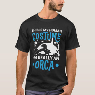 T-shirt Orca Graphisme Pour Femmes Hommes Enfants Baleine 