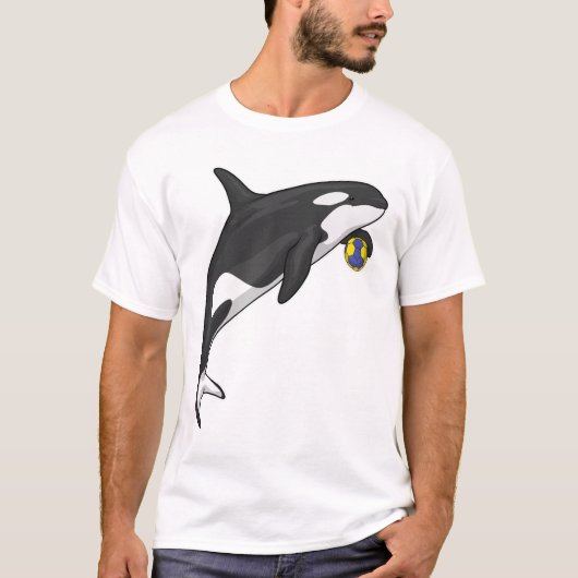 T-shirt Orca Handball player Handball (Devant)