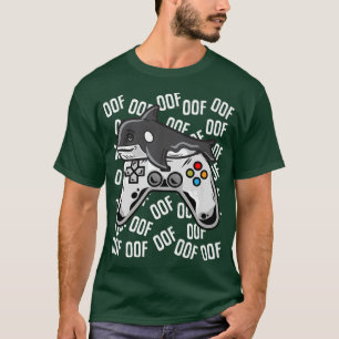 T-shirt Orca Jeu Vidéo Noob Oof Enfants Garçons Girls Cade