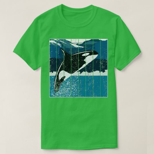 T-shirt Orca Killer Whale 11 (Design devant)