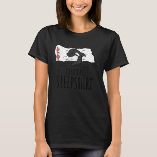 T-shirt Orca Killer Whale Dormir Officiellement Longues Ma