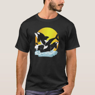 T-shirt Orca Ocean Animal Killer Baleine Swea