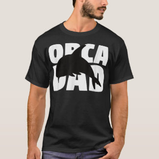T-shirt Orca Papa Orca Lover Cadeau pour Père Animal anima