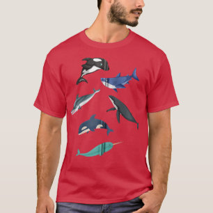 T-shirt Orca Plush Shark Tee Shark Tee Women Shark Mouth Z