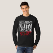 T-shirt Orcas Straight Outta Library Book (Devant entier)