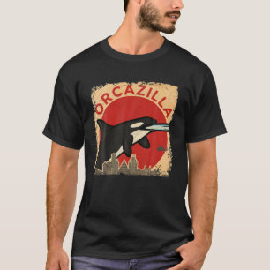 T-shirt Orcazilla - Funny Killer Whale Orca