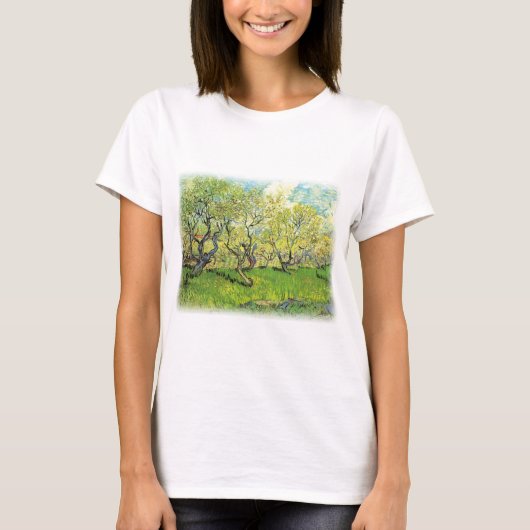 T-shirt Orchard à Blossom Van Gogh copie (Devant)
