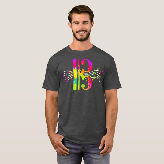 T-shirt Orchestre Alto Clef Viola Art (Devant entier)