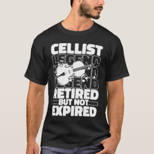 T-shirt Orchestre Celliste Retraité Violincello Cello