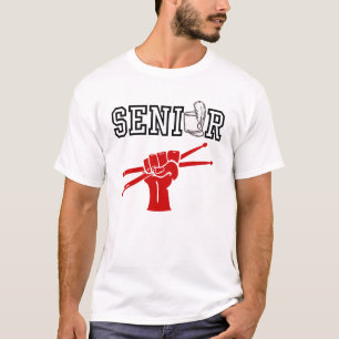 T-shirt Orchestre d'avancée avec baguettes de tambour roug