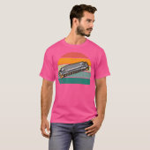 T-shirt Orchestre Ha d'Harmonica Player Wind Instrument Ba (Devant entier)