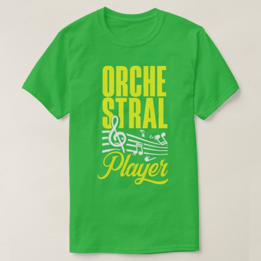 T-shirt Orchestre Joueur orchestre (Design devant)
