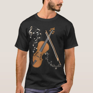 T-shirt Orchestre Joueur violon Cadeau Instrument de musiq