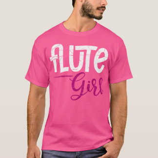 T-shirt Orchestre Musicien Flûtiste Femmes Filles Enfants