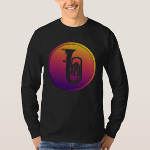 T-shirt Orchestre Synthwave Instrument Retrowave Tuba Musi