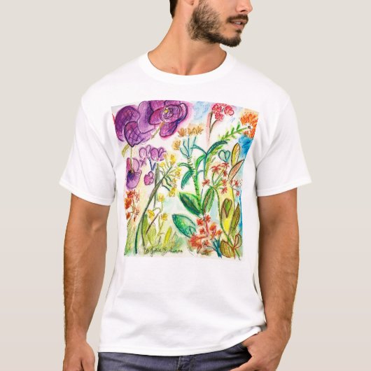 T-shirt Orchidée 8 (Devant)