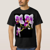 T-shirt Orchidée blanche et violette (Devant)