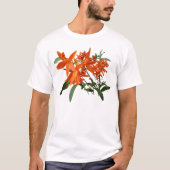 T-shirt Orchidée Epidendrum Orange (Devant)