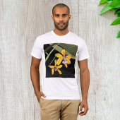 T-shirt Orchidée jaune Fleur tropicale Botanique