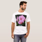 T-shirt Orchidée violette et blanche (Devant entier)