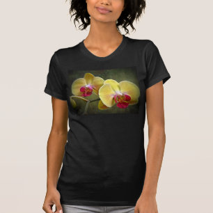 T-shirt Orchidées de teigne jaune - Phalaenopsis
