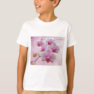 T-shirt Orchidées de teigne rose - Phalaenopsis