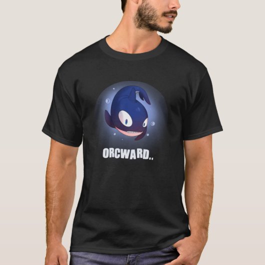 T-shirt Orcward Funny Orca Awkward Pun Whale (Devant)