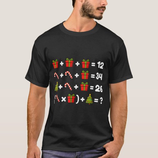 T-shirt Order Of Operations Quiz Christmas Math Teacher 67 (Devant)
