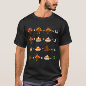 T-shirt Order Of Operations Thanksgiving Quiz Funny Math T (Devant)