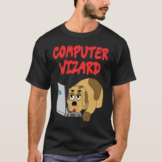 T-shirt ordinateur assistant programmeur ordinateur nerd n (Devant)