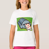 T-shirt Ordinateur Cartes (Devant)