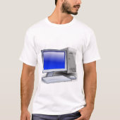 T-shirt Ordinateur de bureau (Devant)