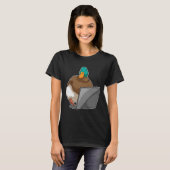 T-shirt Ordinateur portable (Devant entier)