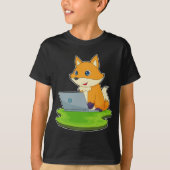 T-shirt Ordinateur portable Fox (Devant)