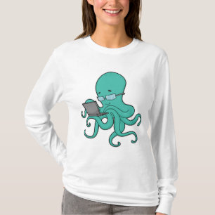 T-shirt Ordinateur portable Octopus