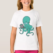 T-shirt Ordinateur portable Octopus (Devant)
