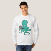 T-shirt Ordinateur portable Octopus (Devant entier)