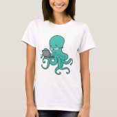 T-shirt Ordinateur portable Octopus (Devant)