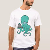 T-shirt Ordinateur portable Octopus (Devant)