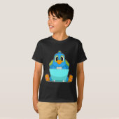 T-shirt Ordinateur portable perroquet (Devant entier)