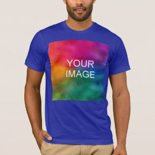 T-shirt Ordinateur portable personnalisé Modèle couleur bl