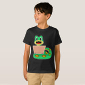 T-shirt Ordinateur portable Serpent (Devant entier)