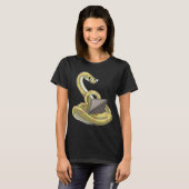 T-shirt Ordinateur portable Snake (Devant entier)