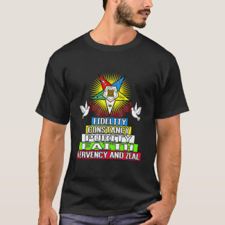 T-shirt Ordre De L'étoile De L'est Oes Fidélité Pureté Foi
