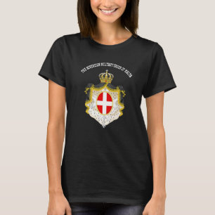 T-shirt Ordre militaire souverain de Malte Drapeau souveni