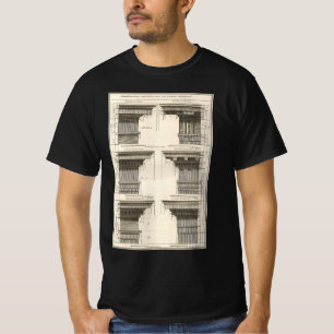 T-shirt Ordres d'architecture, Entablatures Vintages