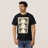 T-shirt Ordres d'Architecture, Entablements Anciens (Devant entier)