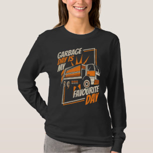 T-shirt ordures camion déchets déchets camions déchets